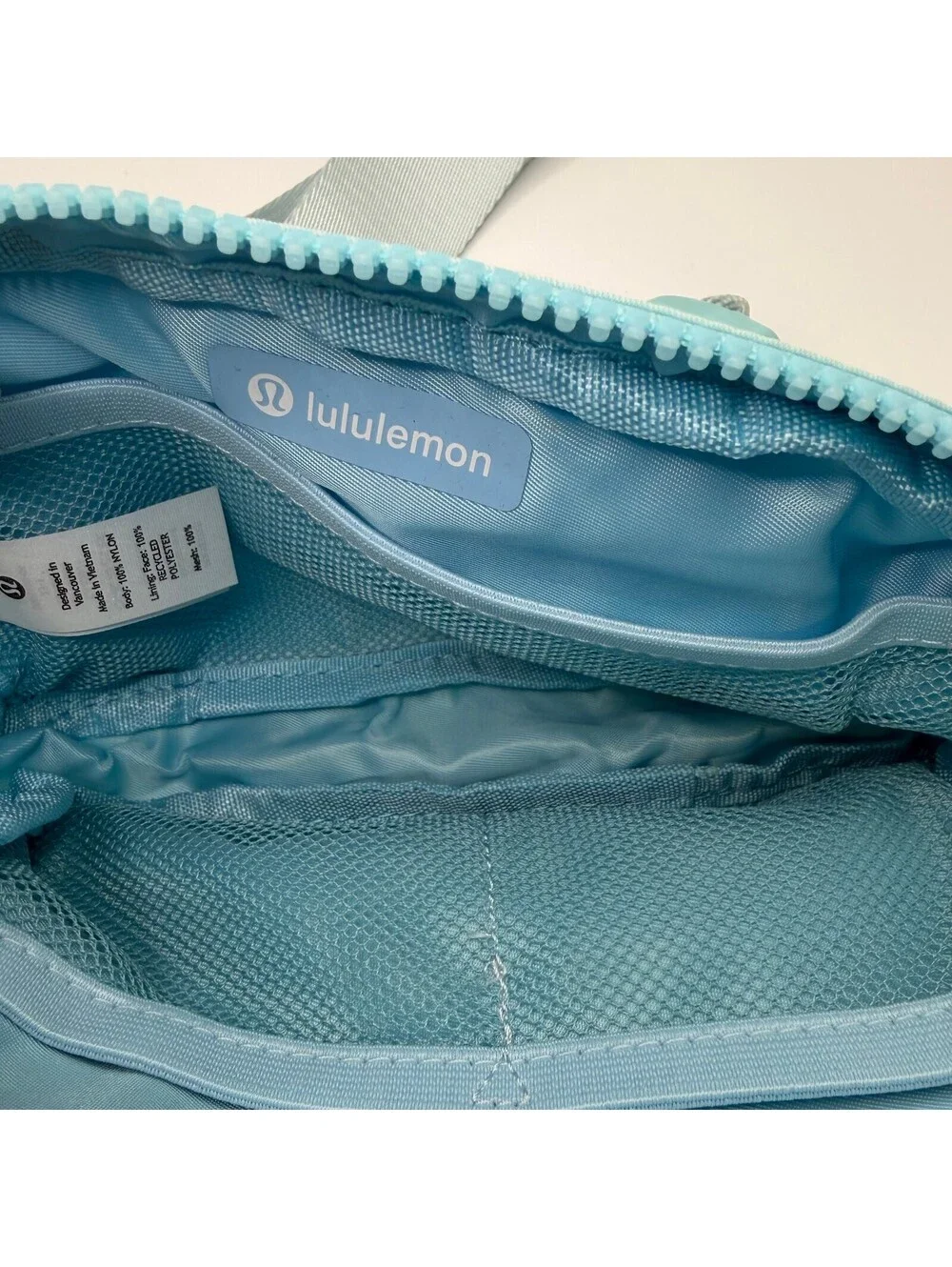 Lululemon Blue Crossbody Bag with Adjustable Strap